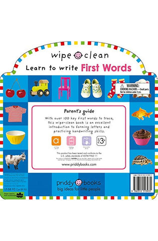 Image of Wipe Clean: First Words