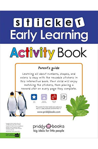 Image of Sticker Early Learning: Activity Book: Reusable Stickers