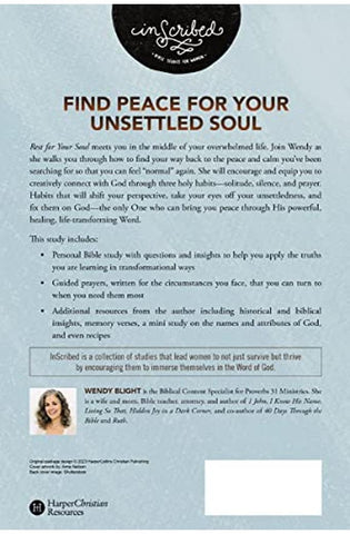 Image of Rest for Your Soul: A Bible Study on Solitude, Silence, and Prayer (InScribed Collection)