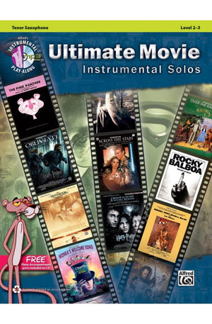 Ultimate Movie Instrumental Solos: Tenor Sax, Book & CD (Ultimate Pop Instrumental Solos Series)
