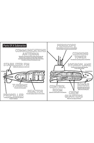 Image of Silent Service Submarine Coloring Book