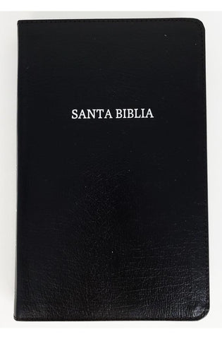 Image of Biblia NVI Ultrafina Negro Piel Fabricada con Índice