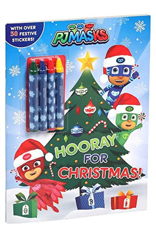 Image of PJ Masks: Hooray for Christmas! (Coloring & Activity with Crayons)