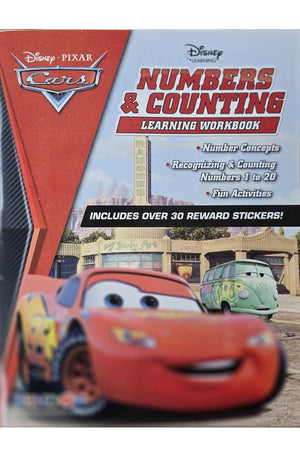 Cars Math W/Stickers