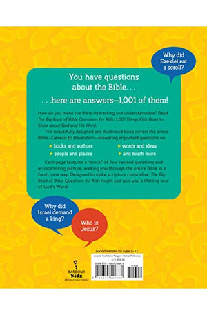 The Big Book of Bible Questions for Kids: 1,001 Things Kids Want to Know About God and His Word