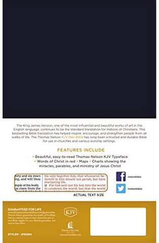 Image of KJV, Pew Bible, Hardcover, Blue, Red Letter, Comfort Print: Holy Bible, King James Version