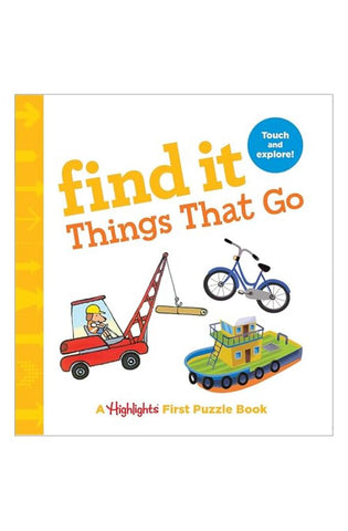 Image of Find It Things That Go: Baby's First Puzzle Book (Highlights Find It Board Books)