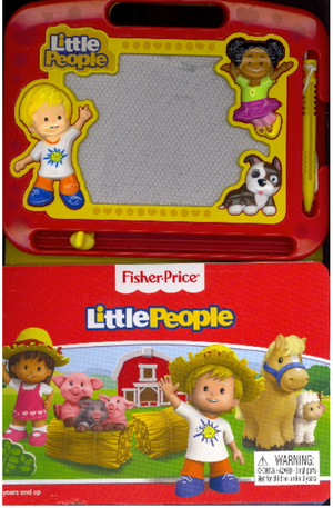 Fisher-Price Little People Wipe and Clean Magnetic Drawing Pad