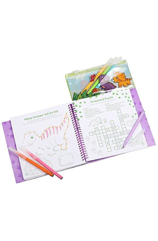 Image of Dino-Roar! Coloring & Activity Book (Marker Pouch)