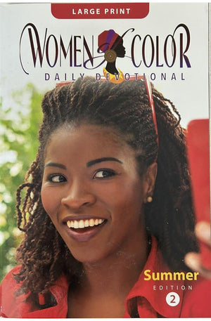 Women of Color Daily Devotional: Summer Edition 2 - Large Print