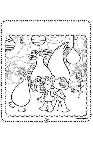 Image of DreamWorks Trolls Party Time Activity Book (Pencil Toppers)