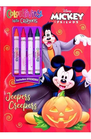 Jeepers Creepers Colortivity With Crayons (Disney Mickey & Friends)