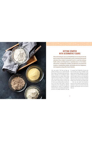 Image of The Alternative Flour Cookbook: 100 Almond, Oat, Spelt & Chickpea Flour Vegan Recipes You'll Love (Plant-Based Kitchen)