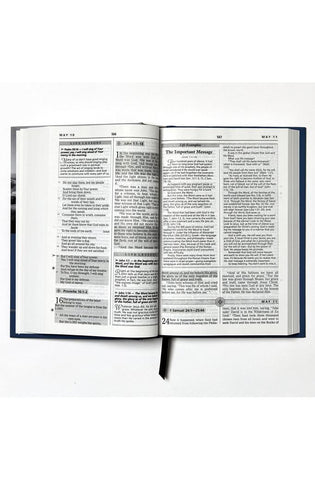 Image of NKJV, Charles F. Stanley Life Principles Daily Bible, Hardcover: Holy Bible, New King James Version (Signature Series)