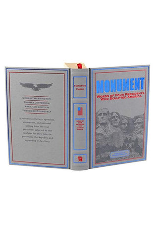 Image of Monument: Words of Four Presidents Who Sculpted America (Leather-bound Classics)