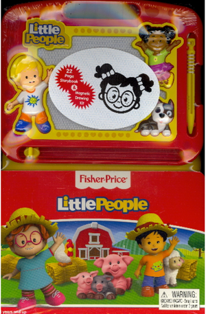 Fisher Price Little People Wipe and Clean Magnetic Drawing Pad