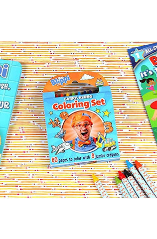 Image of Blippi: Carry-Along Coloring Set