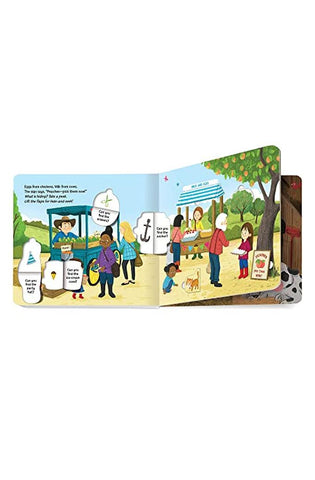 Image of Hide-and-Seek on the Farm: Hide-and-Seek on the Farm: A Hidden Pictures Lift-the-Flap Book (Highlights Lift -the-Flap Books) Animal Farm Kids Book for Ages 2-5, Seek and Find Kids Puzzles