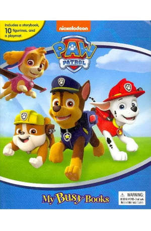 Paw Patrol My Busy Books - Storybook, 10 figurines, playmat 2019