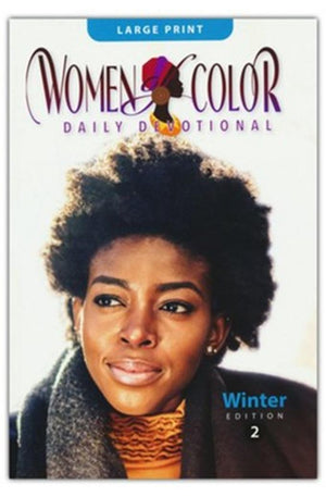 Women of Color Daily Devotional: Winter Edition 2 - Large Print