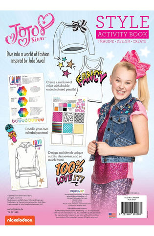 Image of Jojo Siwa: Style Activity Book-75+ Stickers, Colored Pencils; Inspiration and Ideas