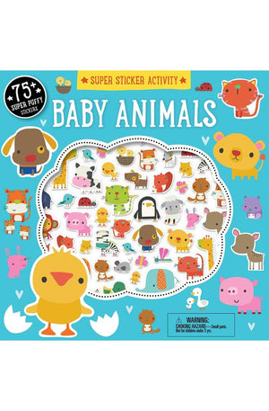 Super Sticker Activity: Baby Animals