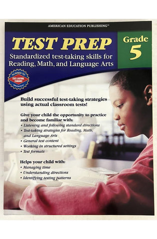 Image of Test Prep: Grade 5 - Standardized test-taking skills for Reading, Math, and Language Arts