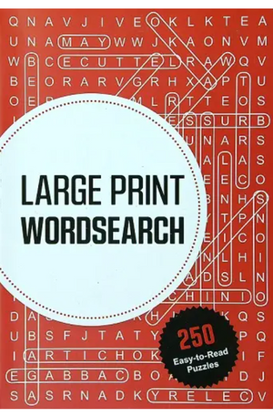 Large Print Word Search