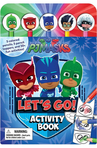 Image of PJ Masks Let's Go Activity Book (Pencil Toppers)