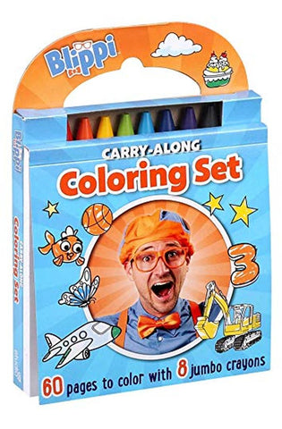 Image of Blippi: Carry-Along Coloring Set