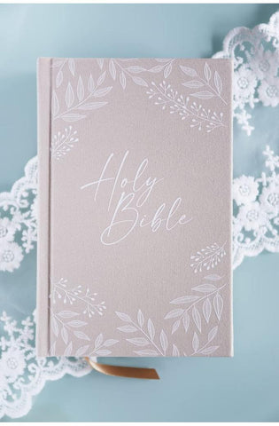 Image of NIV, Bride's Bible, Cloth over Board, Cream, Red Letter, Comfort Print