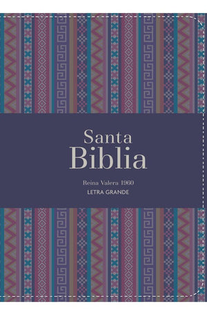 Biblia RVR 1960 Compacta Letra Grande 11 puntos Símil Piel Andina Morado