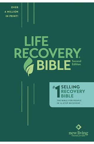 Image of NLT Life Recovery Bible, Second Edition (Softcover): Addiction Bible Tied to 12 Steps of Recovery for Help with Drugs, Alcohol, Personal Struggles - With Meeting Guide