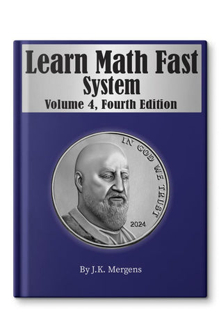 Image of Learn Math Fast Volume 4 Fourth Edition
