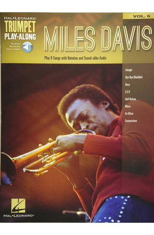Image of Miles Davis: Trumpet Play-Along Volume 6 (Trumpet Play-Along, 6)