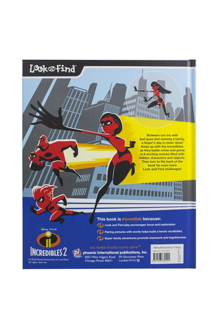 Image of Disney Pixar - Incredibles 2 Look and Find - PI Kids