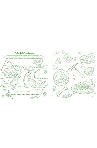 Image of Dino-Roar! Coloring & Activity Book (Marker Pouch)
