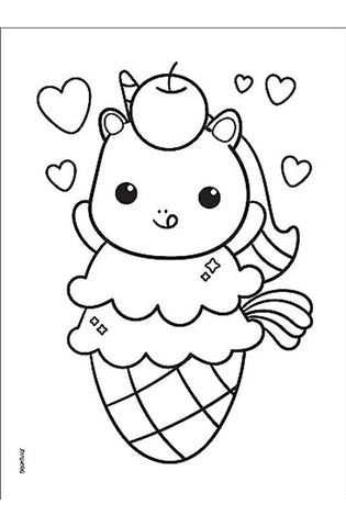 Image of Rainbow Cutie: Colortivity with Stickers