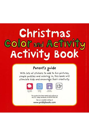 Image of Christmas Preschool Color and Activity Book: Over 60 Christmas Stickers (Color and Activity Books)