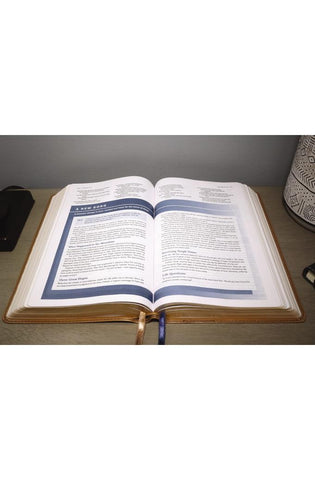 Image of NIV, Student Bible, Personal Size, Leathersoft, Tan, Comfort Print