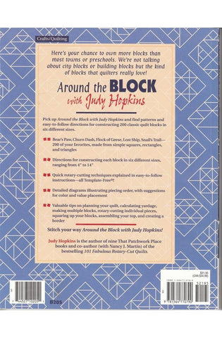 Image of Around the Block with Judy Hopkins: 200 Rotary-Cut Blocks in 6 Sizes