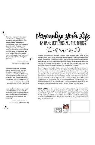 Image of Hand Lettering Off the Page: Easy Projects to Create Beautiful Décor, Apparel and Gifts
