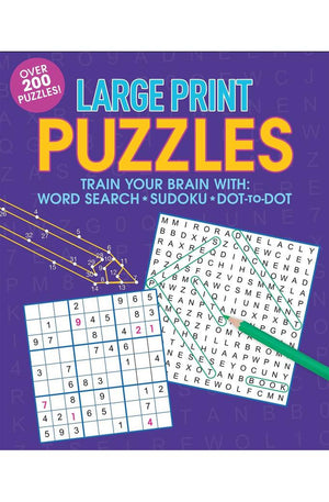 Large Print Puzzles (Large Print Puzzle Books)