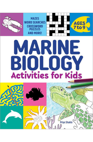 Image of Marine Biology Activities for Kids: Mazes, Word Searches, Crossword Puzzles, and More!