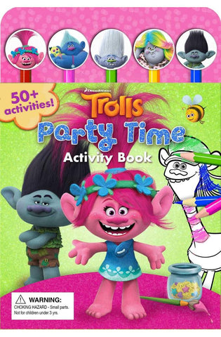 Image of DreamWorks Trolls Party Time Activity Book (Pencil Toppers)