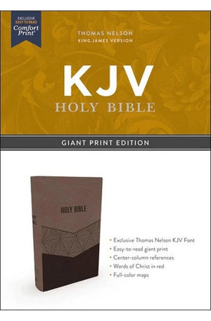 KJV Giant Print Reference Bible Leatherlike