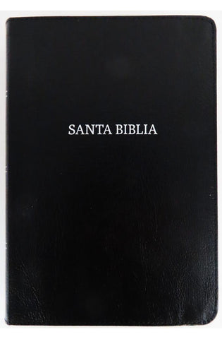Image of Biblia RVR 1960 Letra Grande Tamaño Manual Piel Fabricada Negra con Índice